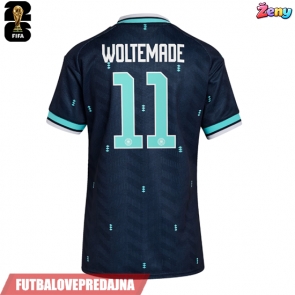 Lacne Ženy Futbalové dres Nemecko Nick Woltemade #11 MS 2026 Krátky Rukáv - Preč